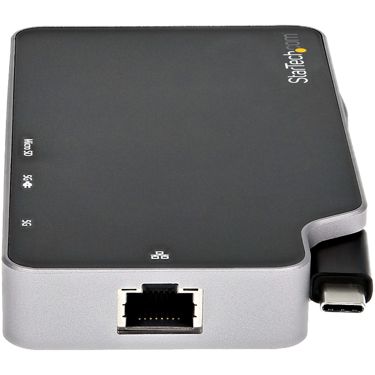 StarTech.com USB C Multiport Adapter - USB-C to 4K HDMI or VGA Video with 100W Power Delivery Pass-through, 2-Port 10Gbps USB Hub, MicroSD, GbE - USB 3.1 Gen 2 Type-C Mini/Travel Dock