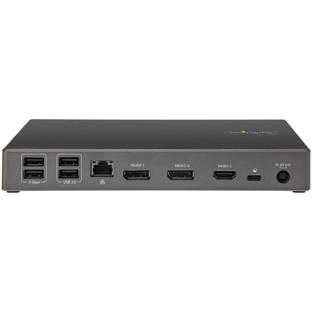 StarTech.com USB C Dock - Triple 4K Monitor USB Type-C Docking Station - 100W Power Delivery - DP 1.4 Alt Mode & DSC, 2x DisplayPort 1.4/HDMI 2.0 - 6xUSB (2x 10Gbps), SD - Windows/Chrome