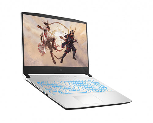 MSI Sword 15 A11UE-241CA Intel® Core™ i7 i7-11800H Laptop 39.6 cm (15.6") Full HD 16 GB DDR4-SDRAM 512 GB SSD NVIDIA GeForce RTX 3060 Wi-Fi 6 (802.11ax) Windows 10 Home White