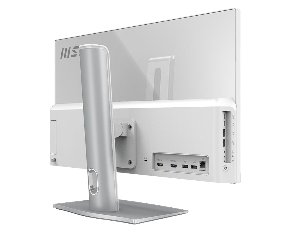 MSI MODERN AM241P 11M-240US All-in-One PC/workstation Intel® Core™ i7 i7-1165G7 60.5 cm (23.8") 1920 x 1080 pixels 16 GB DDR4-SDRAM 512 GB SSD Windows 10 Home Wi-Fi 6 (802.11ax) White