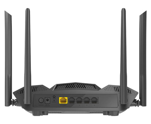 D-Link EXO AX AX3200 wireless router Gigabit Ethernet Dual-band (2.4 GHz / 5 GHz) Black