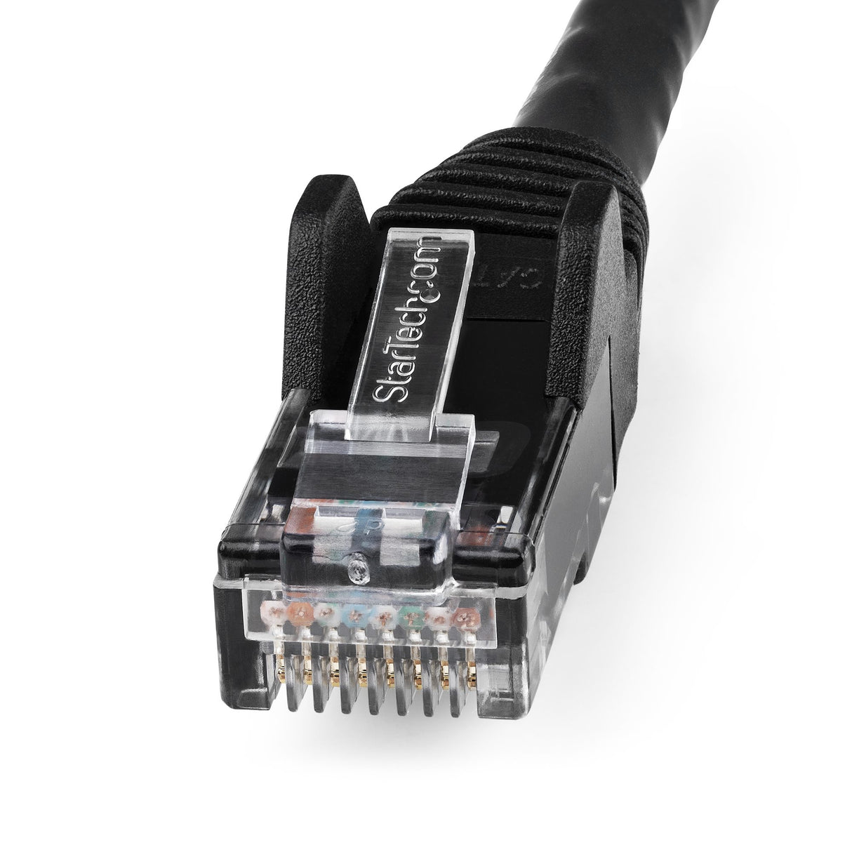 StarTech.com 25ft (7.6m) CAT6 Ethernet Cable - LSZH (Low Smoke Zero Halogen) - 10 Gigabit 250Mhz 100W PoE RJ45 UTP Network Patch Cord Snagless with Strain Relief - Black CAT 6, ETL Verified, 24AWG