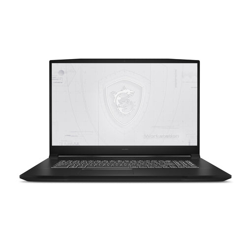 MSI Workstation WF76 11UJ-262CA laptop Intel® Core™ i7 i7-11800H Mobile workstation 43.9 cm (17.3") Full HD 32 GB DDR4-SDRAM 1 TB SSD NVIDIA RTX A2000 Wi-Fi 6 (802.11ax) Windows 10 Pro Black