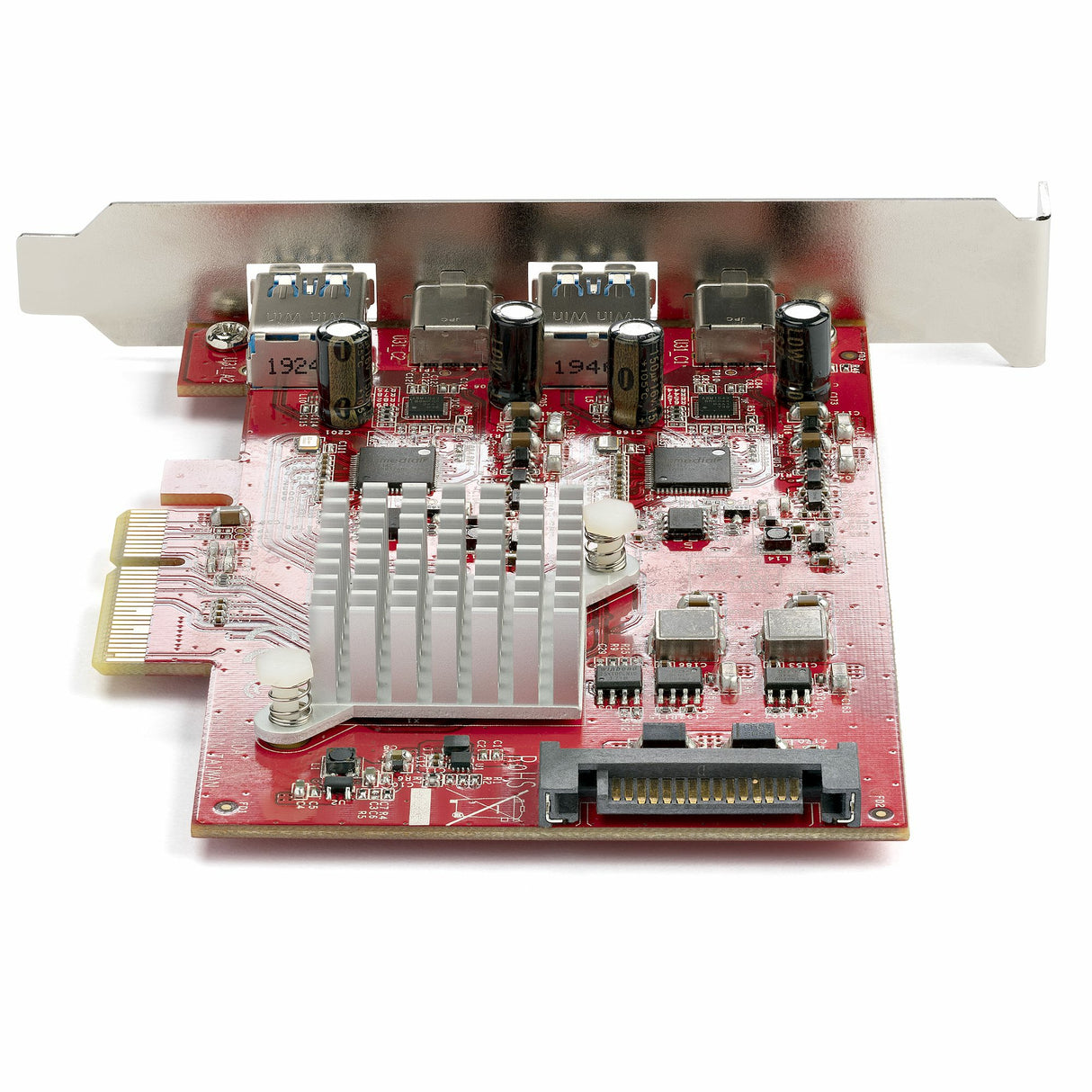 StarTech.com 4-Port USB PCIe Card - 10Gbps USB PCI Express Expansion Card w/ 2 Controllers - 2x USB-C & 2x USB-A ports (USB 3.2 Gen 2) - USB/USB-C PCI-e Card - Full Profile - TAA