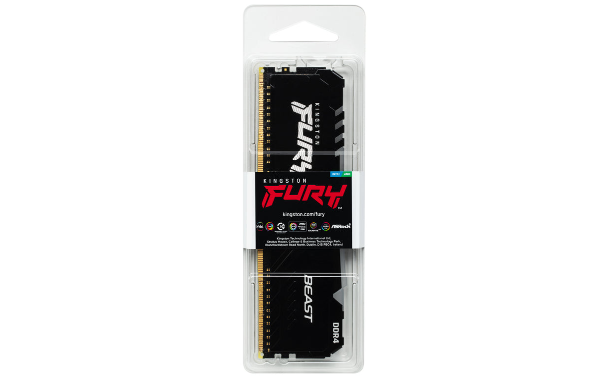 Kingston Technology FURY Beast RGB memory module 8 GB 1 x 8 GB DDR4 288-pin DIMM