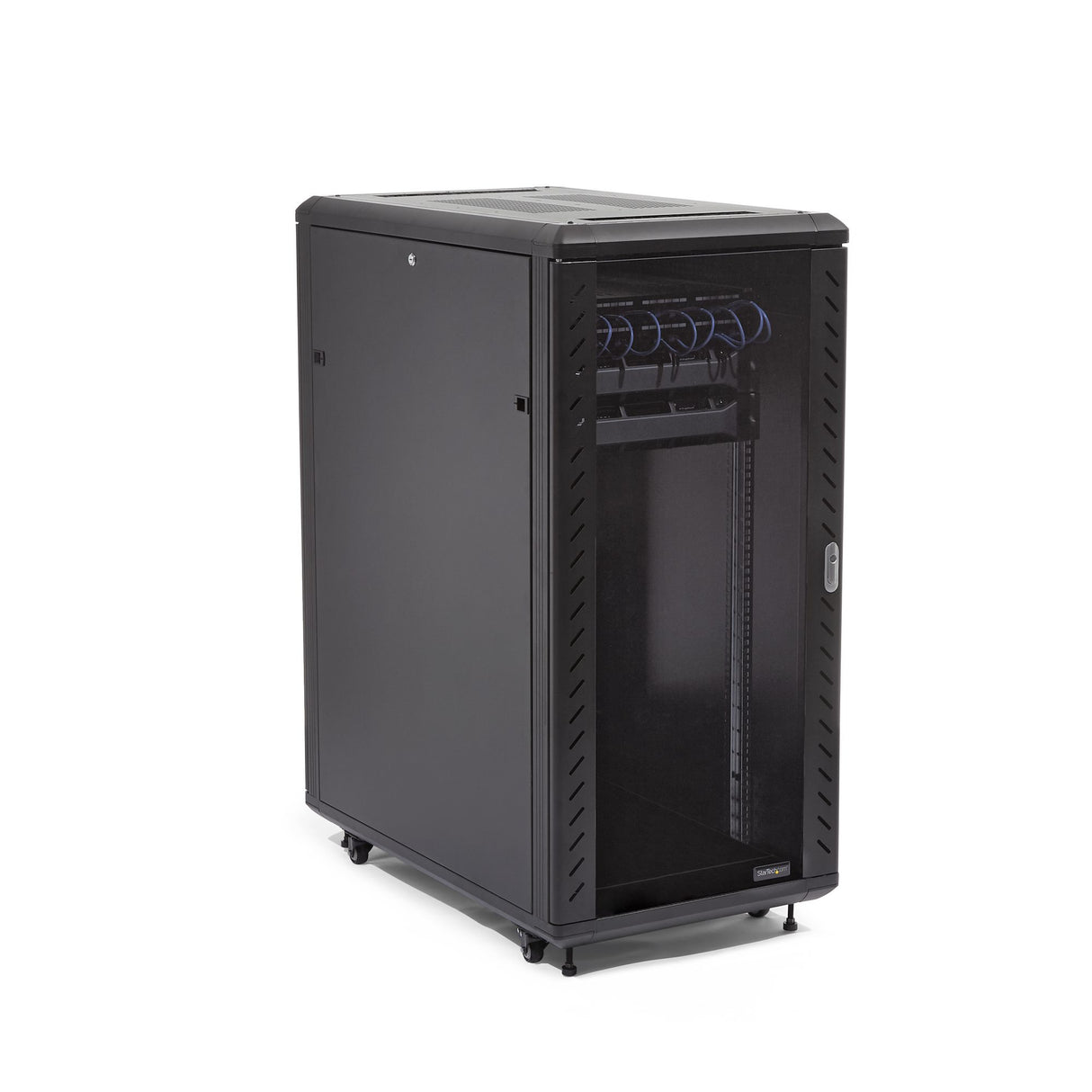 StarTech.com 32U Enterprise-Grade Flat Pack Server Rack Cabinet, 19in Enclosed 4-Post Rack with 29in (75cm) Mounting Depth and 1764lb (800kg) Weight Capacity