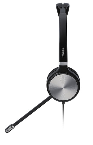 Yealink UH36 Dual Teams USB-C Headset Wired Head-band Office/Call center USB Type-C Black, Silver