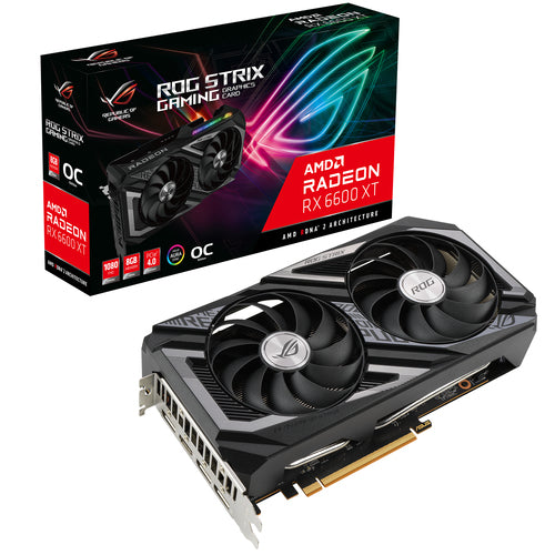 ASUS ROG -STRIX-RX6600XT-O8G-GAMING AMD Radeon RX 6600 XT 8 GB GDDR6