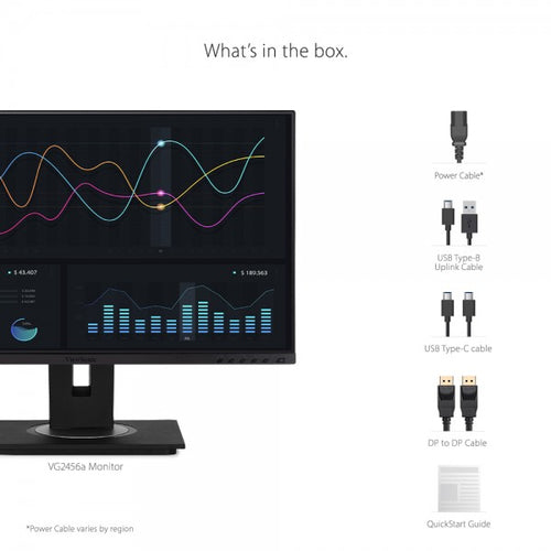 Viewsonic VG Series VG2456A computer monitor 61 cm (24") 1920 x 1080 pixels Full HD LED Black