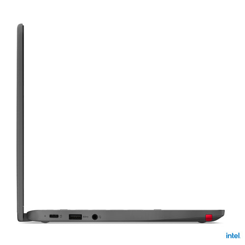 Lenovo 500e Yoga Chromebook Gen 4 Intel® N N100 31 cm (12.2") Touchscreen WUXGA 4 GB LPDDR5-SDRAM 32 GB eMMC Wi-Fi 6E (802.11ax) ChromeOS Grey QWERTY US English
