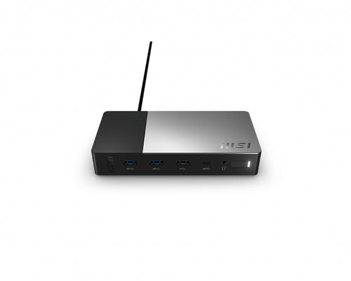 MSI USB-C Docking Station Gen 2 Wired USB 3.2 Gen 2 (3.1 Gen 2) Type-C Black