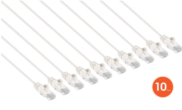 Intellinet 744577 networking cable White 0.3 m Cat6 U/UTP (UTP)