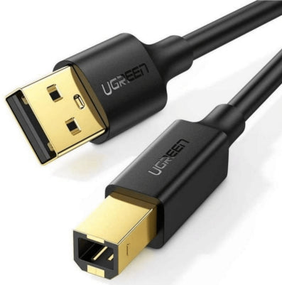Ugreen 20846 USB cable USB 2.0 1 m USB A USB B 0.48 Gbit/s Black