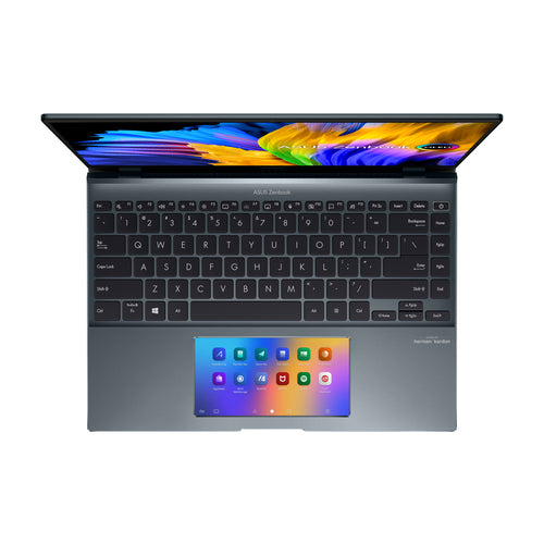 ASUS Zenbook 14X OLED UX5400EG-DS71T-CA laptop Intel® Core™ i7 i7-1165G7 35.6 cm (14") Touchscreen 2.8K 16 GB LPDDR4x-SDRAM 512 GB SSD NVIDIA GeForce MX450 Wi-Fi 6 (802.11ax) Windows 11 Home Grey