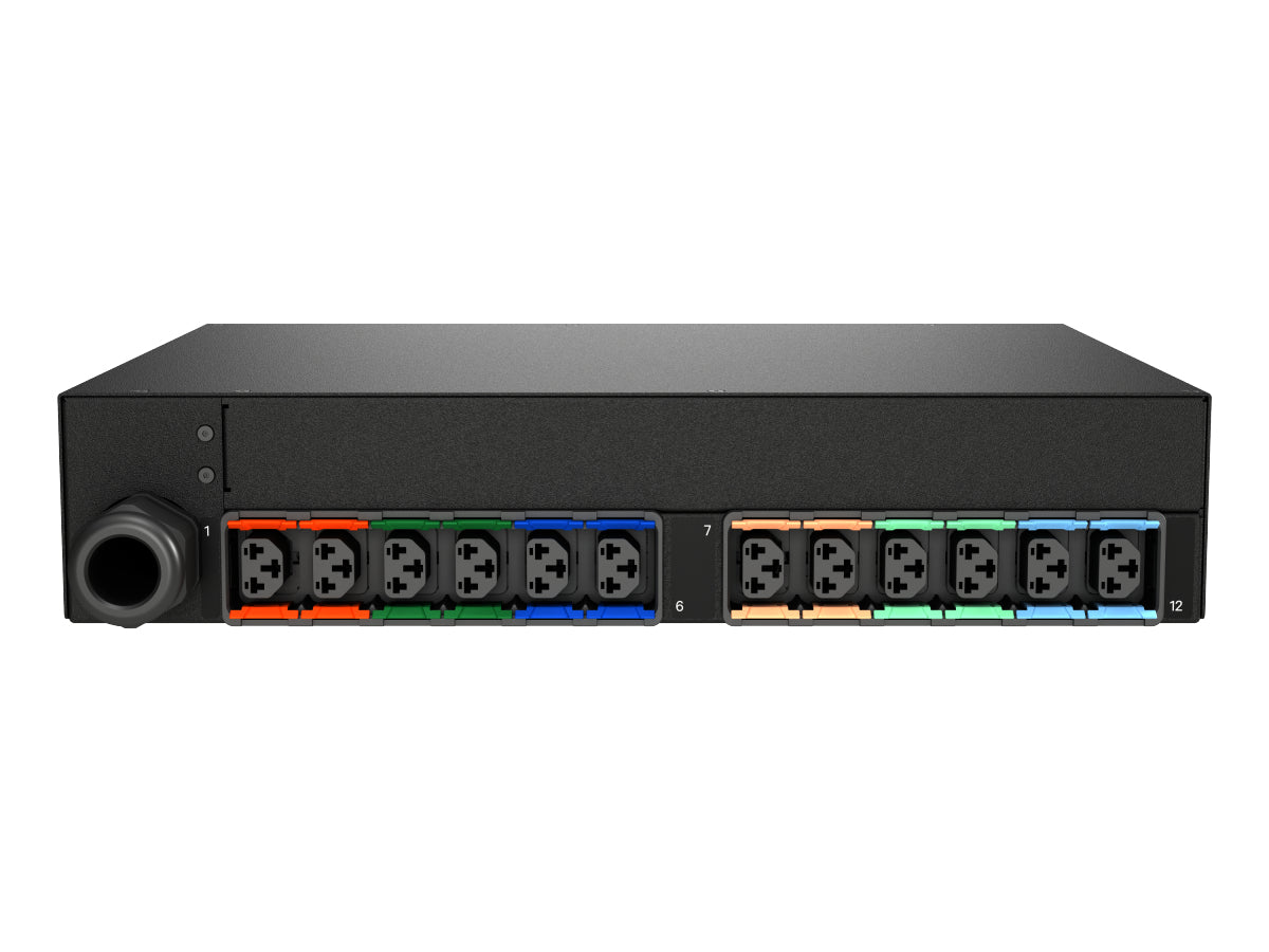 Vertiv Geist MNU5MDR6-12CF18-6PS15B0H10-S power distribution unit (PDU) 12 AC outlet(s) 0U Black