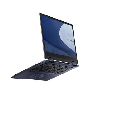 ASUS ExpertBook B7 Flip B7402FEA-Q73SP-CB laptop Intel® Core™ i7 i7-1195G7 Hybrid (2-in-1) 35.6 cm (14") Touchscreen WUXGA 16 GB DDR4-SDRAM 1 TB SSD Wi-Fi 6 (802.11ax) Windows 11 Pro Black