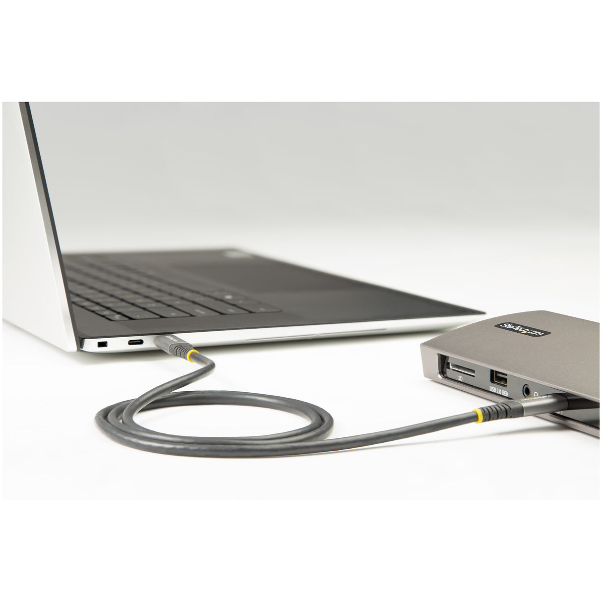 StarTech.com 6.6ft (2m) USB-C Cable, USB 5Gbps, 100W (5A) Power Delivery, 4K 60Hz DP Alt Mode, TPE Jacket - Thunderbolt Compatible