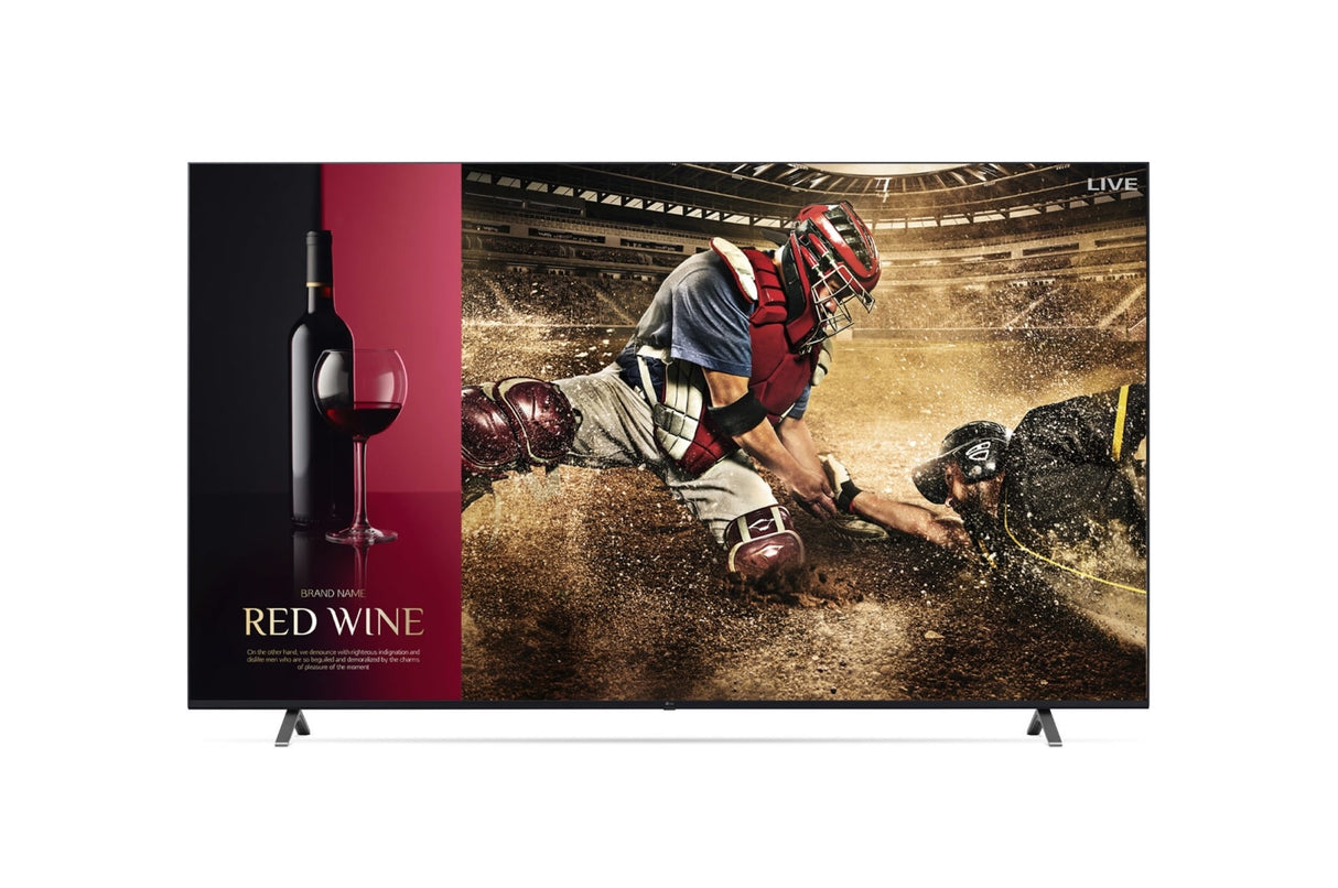 LG 86UR340C9UD Signage Display Digital signage flat panel 2.18 m (86") LED 330 cd/m² 4K Ultra HD Blue, Navy WebOS