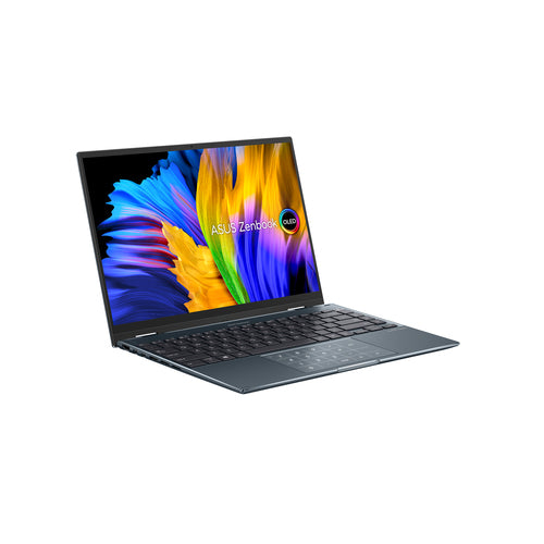 ASUS Zenbook 14 Flip OLED UP5401ZA-DB71T-CA laptop Intel® Core™ i7 i7-12700H Hybrid (2-in-1) 35.6 cm (14") Touchscreen 4K Ultra HD 16 GB LPDDR5-SDRAM 1 TB SSD Wi-Fi 6E (802.11ax) Windows 11 Home Grey
