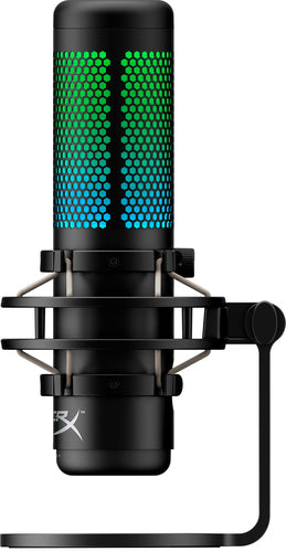 HyperX QuadCast S - USB Microphone (Black-Grey) - RGB Lighting