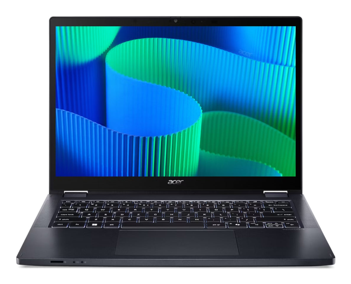 Acer TravelMate TMP414RN-54-56G9 Intel Core Ultra 5 125U Hybrid (2-in-1) 35.6 cm (14") Touchscreen WUXGA 16 GB DDR5-SDRAM 512 GB SSD Wi-Fi 6E (802.11ax) Windows 11 Pro Blue