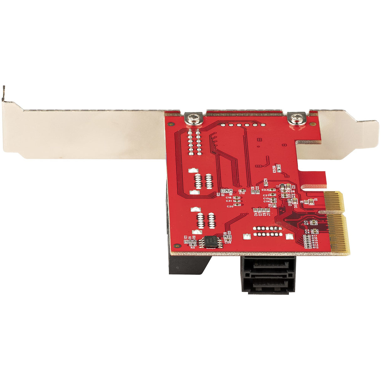 StarTech.com SATA PCIe Card - 6 Port PCIe SATA Expansion Card - 6Gbps - Low/Full Profile - Stacked SATA Connectors - ASM1166 Non-Raid - PCI Express to SATA Converter - TAA
