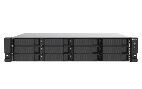 QNAP TS-1253DU-RP NAS Rack (2U) Intel® Celeron® J4125 4 GB DDR4 0 TB QNAP Turbo System Aluminium, Black