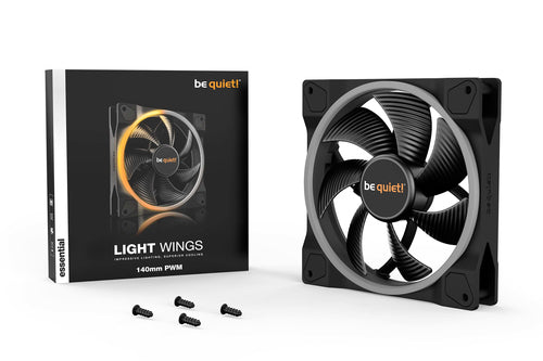 be quiet! Light Wings 140mm ARGB PWM Fan Black