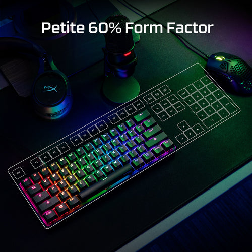 HyperX 60 Alloy Origins AQU Gaming Keyboard