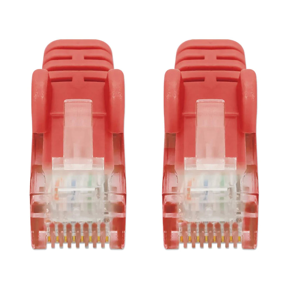 Intellinet IEC-C6-RD-14-SLIM networking cable Red 0.5 m Cat6 U/UTP (UTP)