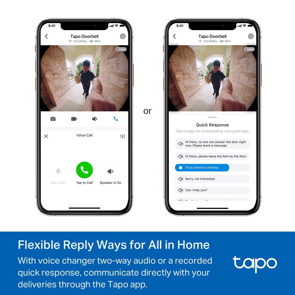 TP-Link Tapo Video Doorbell Camera