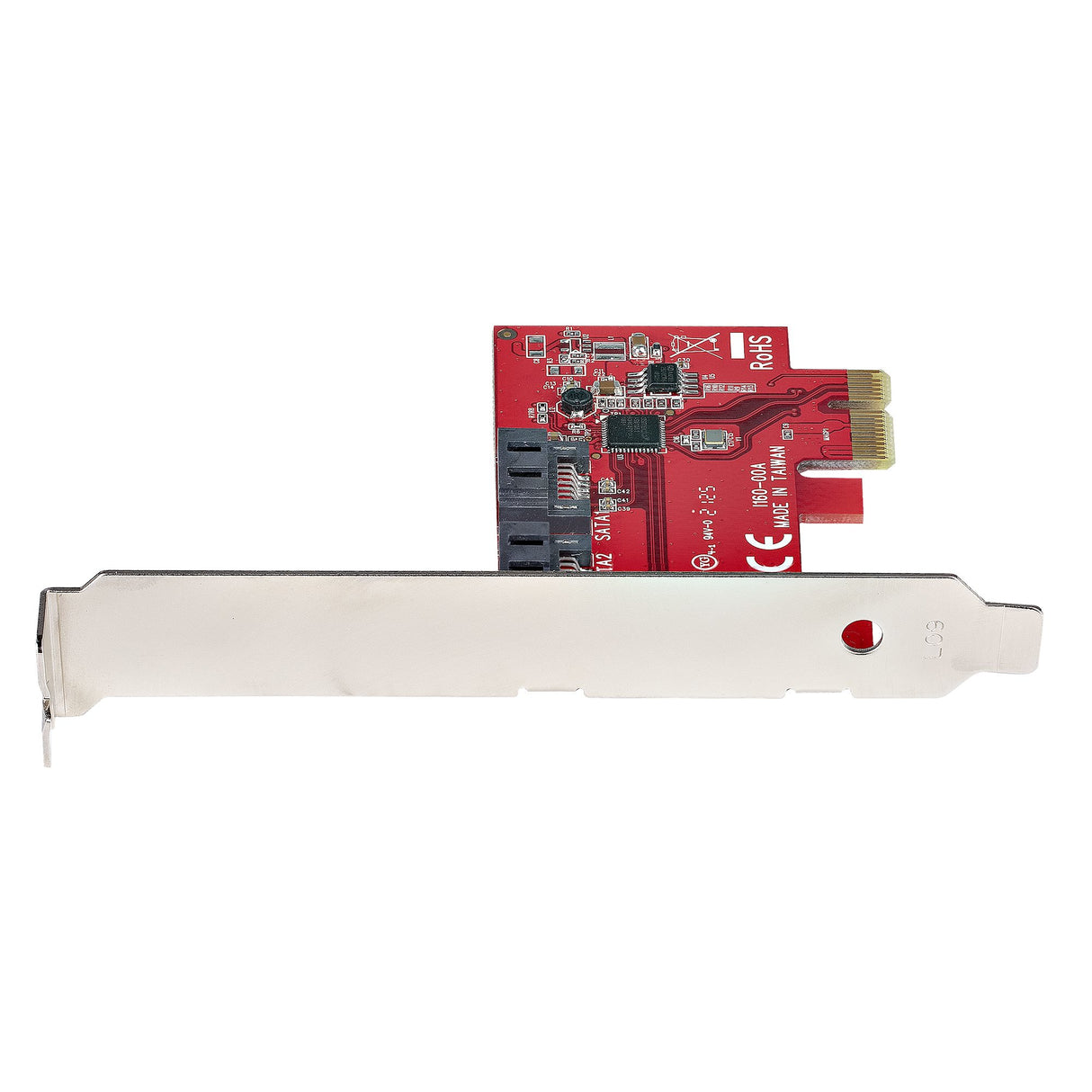 StarTech.com SATA PCIe Card - 2 Port PCIe SATA Expansion Card - 6Gbps - Full/Low Profile - PCI Express to SATA Adapter/Controller - ASM1061 Non-Raid - PCIe to SATA Converter - TAA
