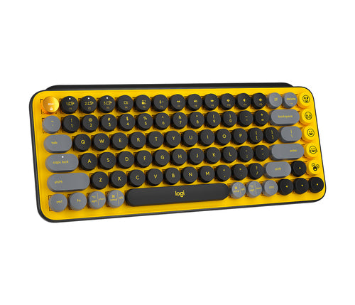 Logitech 920-010707 keyboard Universal Bluetooth English Black, Grey, Yellow