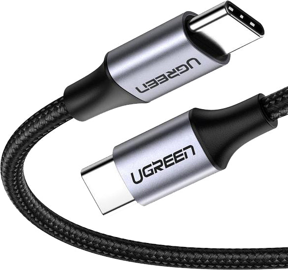 Ugreen 50150 USB cable USB 2.0 1 m USB C 0.48 Gbit/s 60 W Black, Silver