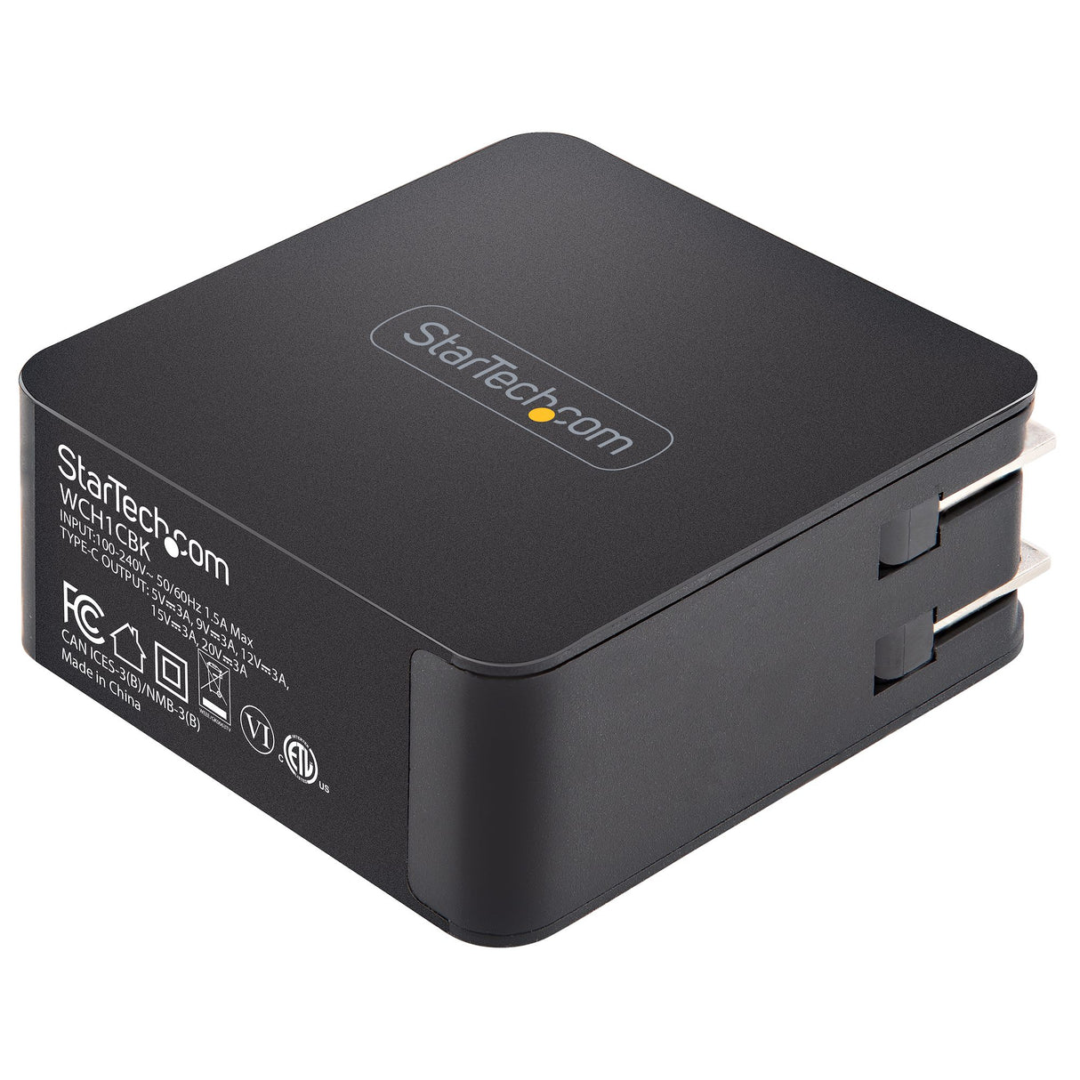 StarTech.com USB C Wall Charger - USB C Laptop Charger 60W PD - 6ft/2m Cable - Universal Compact Type C Power Adapter - Dell XPS, Lenovo X1 Carbon, HP EliteBook, MacBook - USB IF/ETL Certified