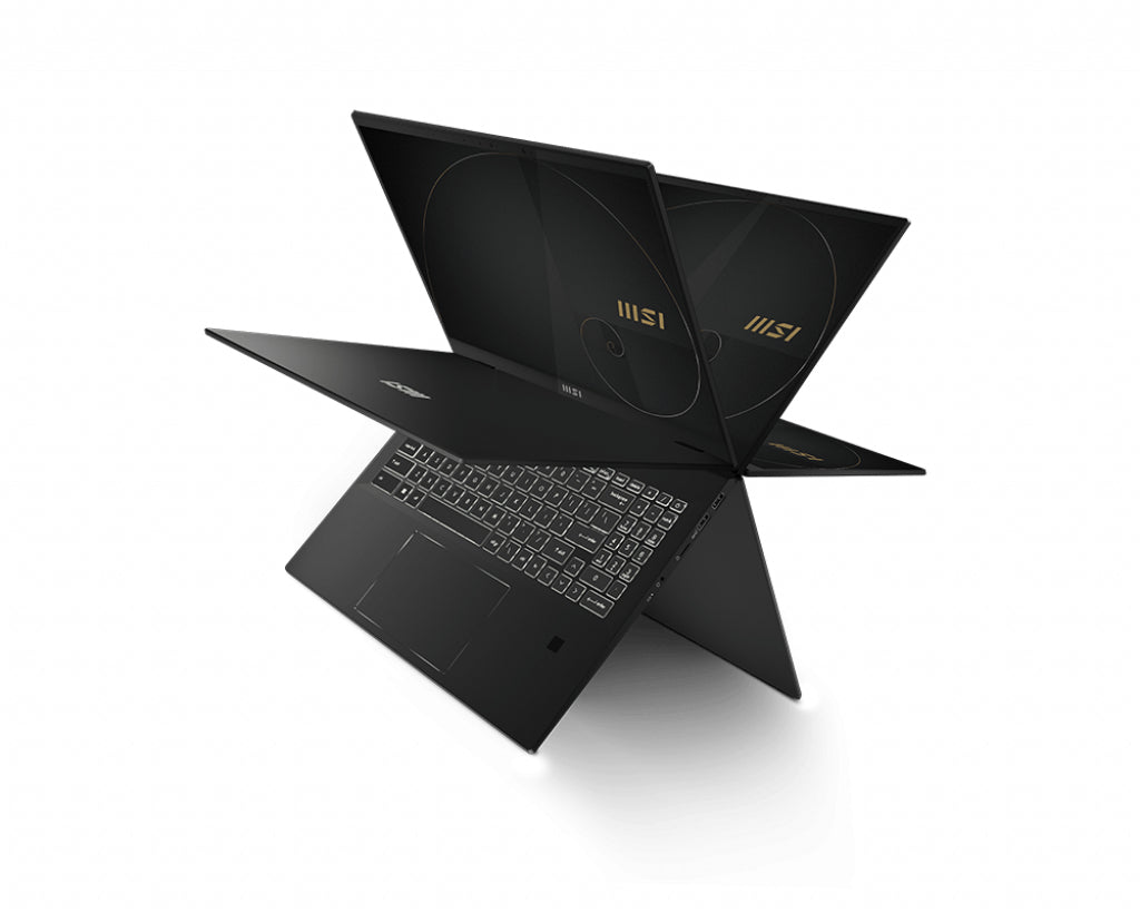 MSI Summit A12UCT-008 Intel® Core™ i7 i7-1260P Hybrid (2-in-1) 40.6 cm (16") Touchscreen Quad HD+ 16 GB LPDDR5-SDRAM 512 GB SSD NVIDIA GeForce RTX 3050 Wi-Fi 6E (802.11ax) Windows 11 Pro Black