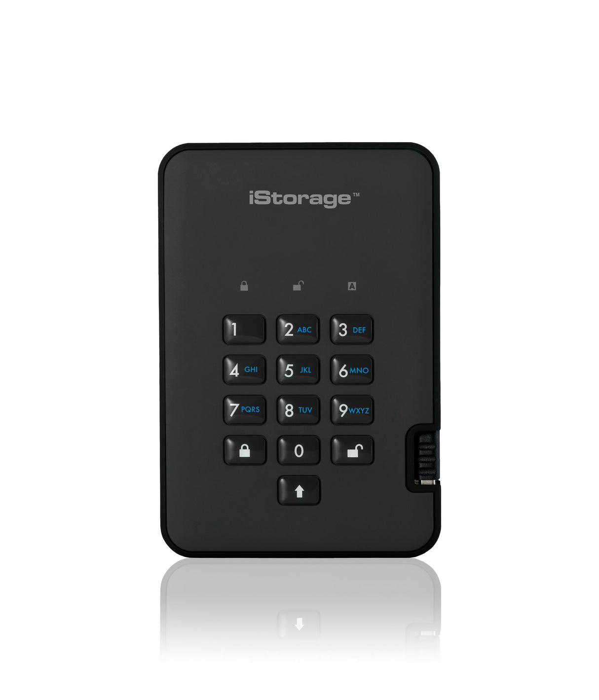 iStorage diskAshur² SSD 16TB Black | Secure Portable Solid State Drive |AES-XTS 256-bit Hardware Encryption | PIN protected | OS & Platform Independent | TAA Compliant |Brute force hack defence | Dust/Water Resistant