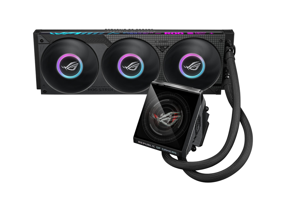 ASUS ROG Strix LC IV 360 ARGB LCD Processor All-in-one liquid cooler 12 cm Black