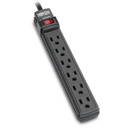 Tripp Lite Protect It! 6-Outlet Joules 360 6ft Cord Diagnostic LED Black