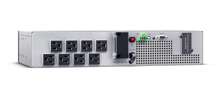 CyberPower Online S Series OL3KRM uninterruptible power supply (UPS) Double-conversion (Online) 1.5 kVA 2400 W 7 AC outlet(s)