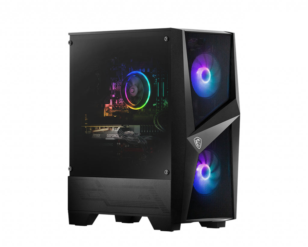 MSI Codex ZS 5TC-042US AMD Ryzen™ 5 5600X 16 GB DDR4-SDRAM 500 GB SSD NVIDIA GeForce RTX 3060 Windows 11 Home Midi Tower PC Black