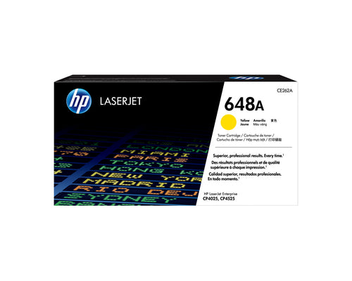 HP 648A Yellow Original LaserJet Toner Cartridge