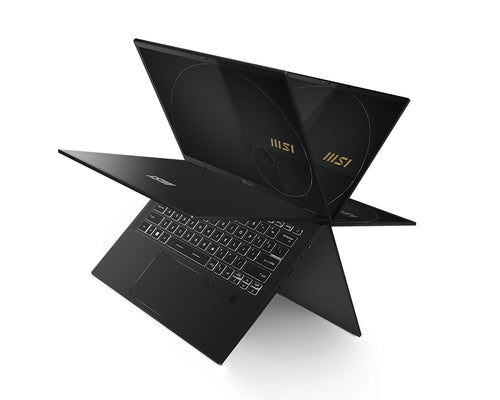 MSI Summit E14 Flip Evo A12MT-016 Intel® Core™ i7 i7-1260P Hybrid (2-in-1) 35.6 cm (14") Touchscreen Quad HD+ 16 GB LPDDR5-SDRAM 1 TB SSD Wi-Fi 6E (802.11ax) Windows 11 Pro Black