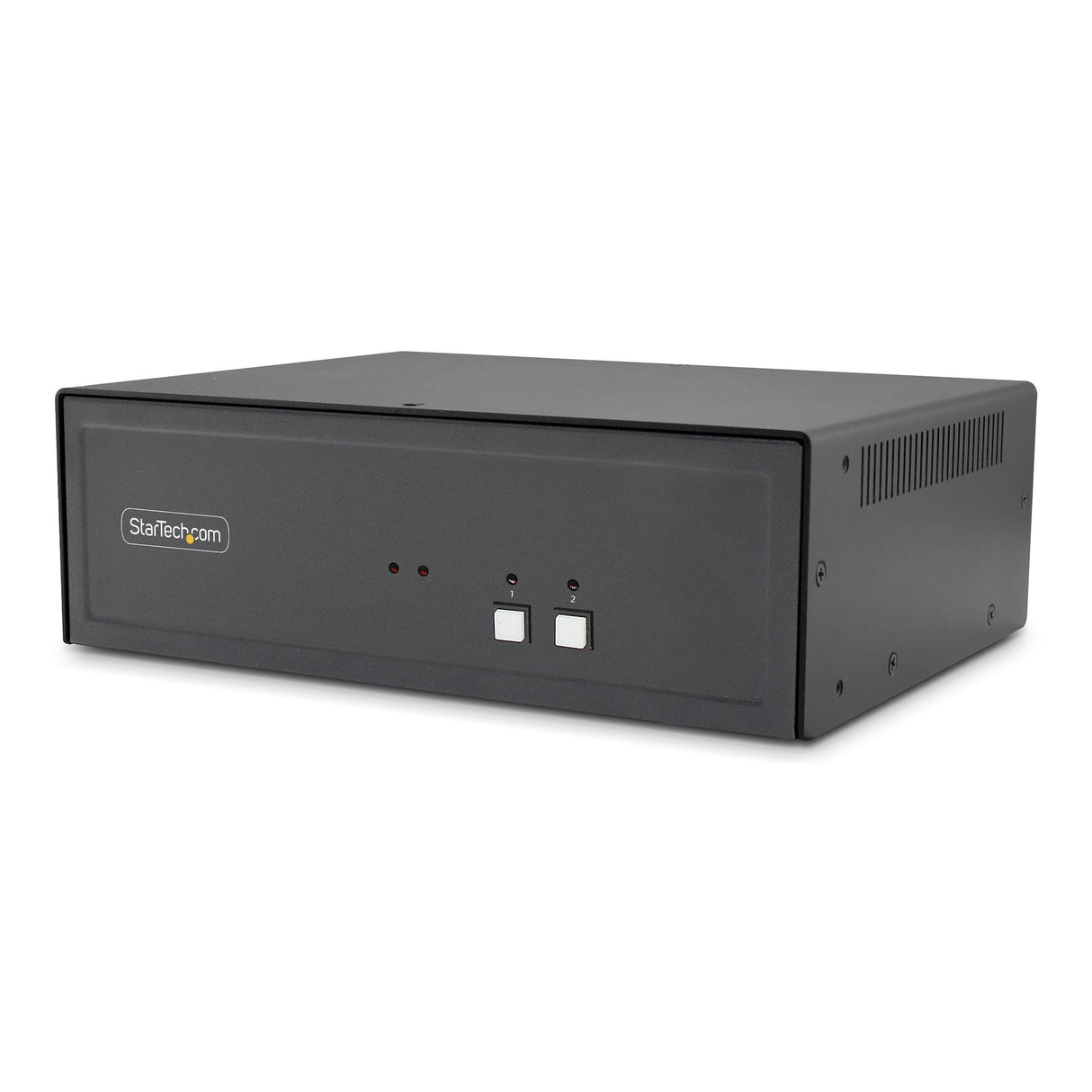 StarTech.com Secure 2-Port Dual-Monitor KVM Switch, HDMI or DisplayPort, 4K 60Hz, NIAP 4.0 Desktop KVM, Metal Housing, CAC Port, Made in the USA