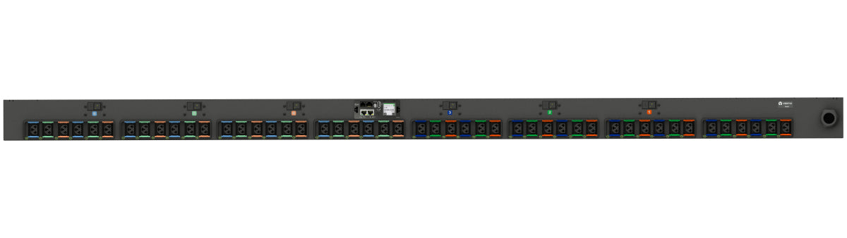 Vertiv MNS5MHW1-48CF18-5CS15A0A10-S-A power distribution unit (PDU) 48 AC outlet(s) 0U Black