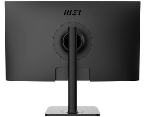 MSI Modern MD272P 27 Inch Monitor with Adjustable Stand, Full HD (1920 x 1080), 75Hz, IPS, 5ms, HDMI, DisplayPort, USB Type-C, Built-in USB Hub, Built-in Speakers, Anti-Glare, Anti-Flicker, Less Blue light, TÜV Certified, VESA, Kensington, Black