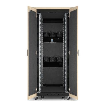 APC AR4032A rack cabinet 32U Freestanding rack Maple colour