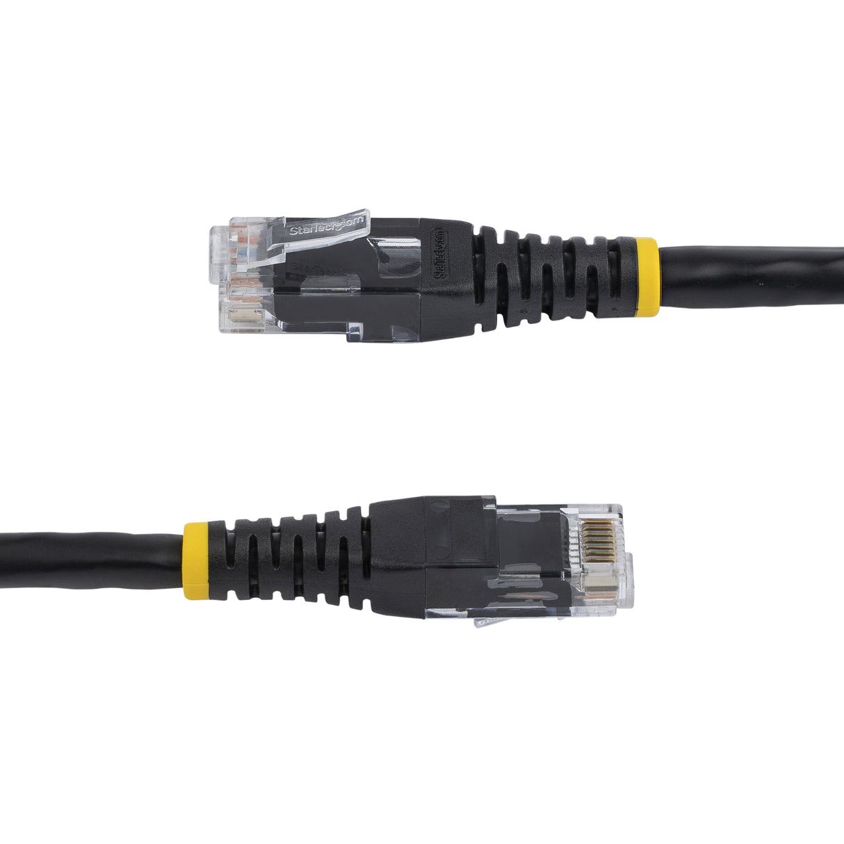 StarTech.com 3ft CAT6 Ethernet Cable - Black CAT 6 Gigabit Ethernet Wire -250MHz 100W PoE RJ45 UTP Molded Network/Patch Cord w/Strain Relief/ Individually Tested