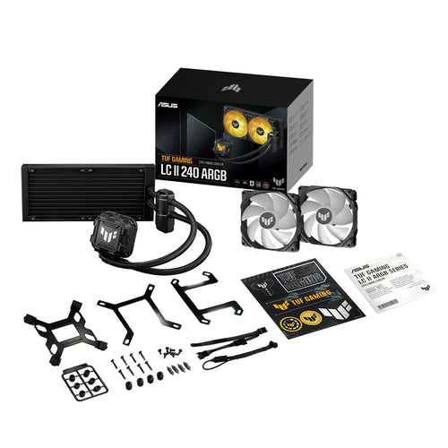 ASUS TUF GAMING LC II 240 ARGB Processor All-in-one liquid cooler 12 cm Black