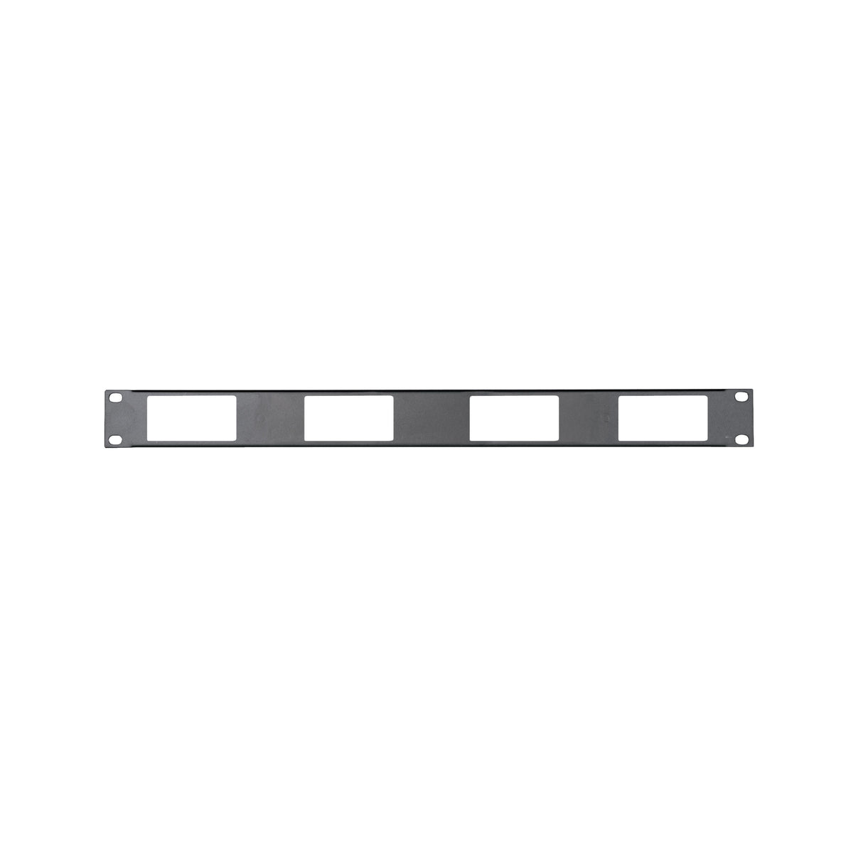 Middle Atlantic 1 RU Decora Device Panel for 4 Devices